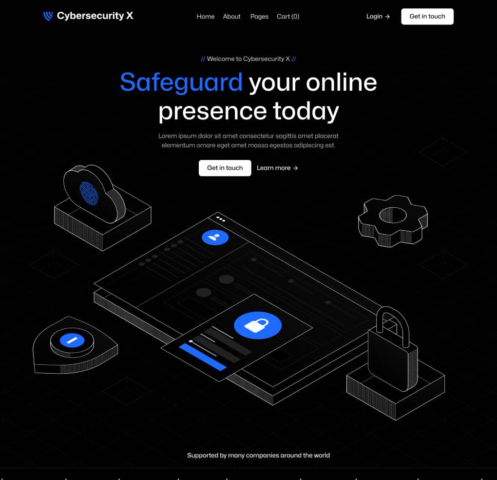 SCGSec X - Home V1 - Cyber Security SCGSec Security Platform