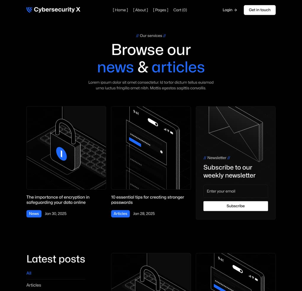 SCGSec X - Blog V3 - Cyber Security SCGSec Security Platform