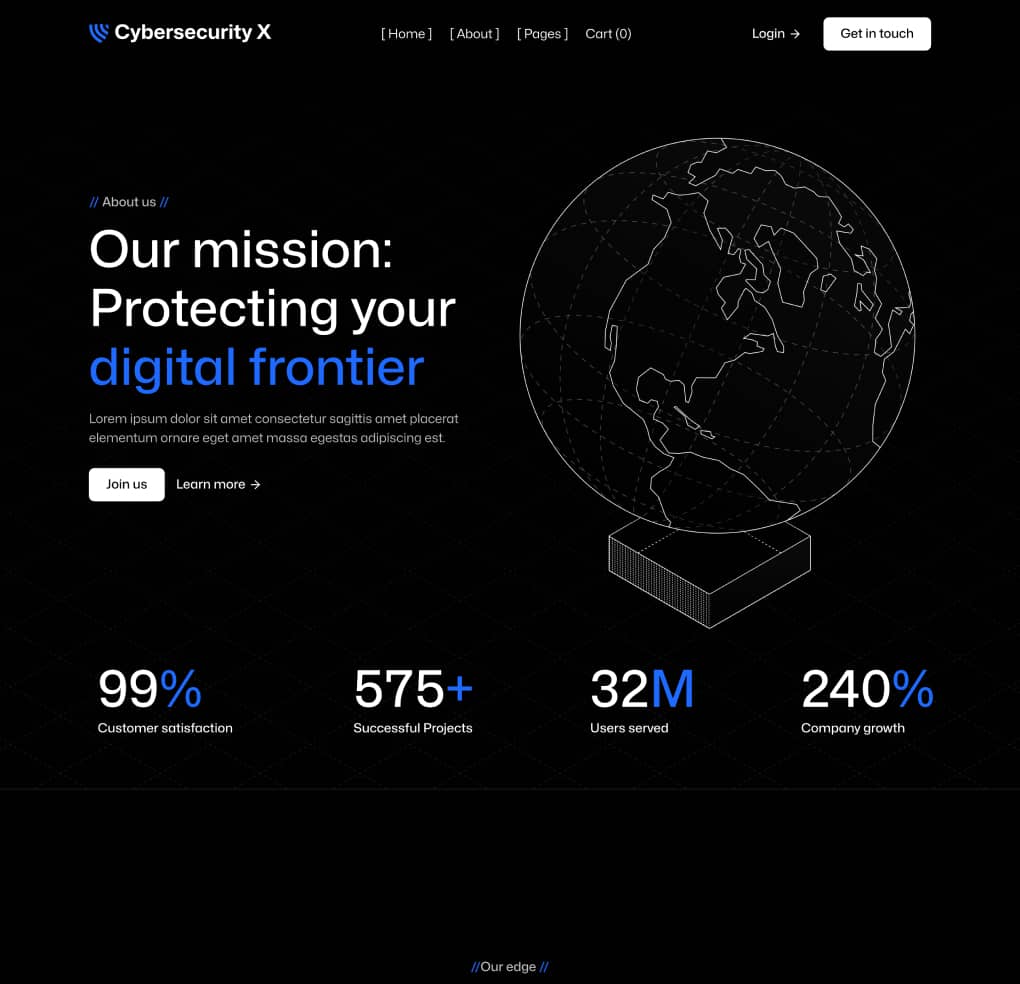SCGSec X - About Page - Cyber Security SCGSec Security Platform