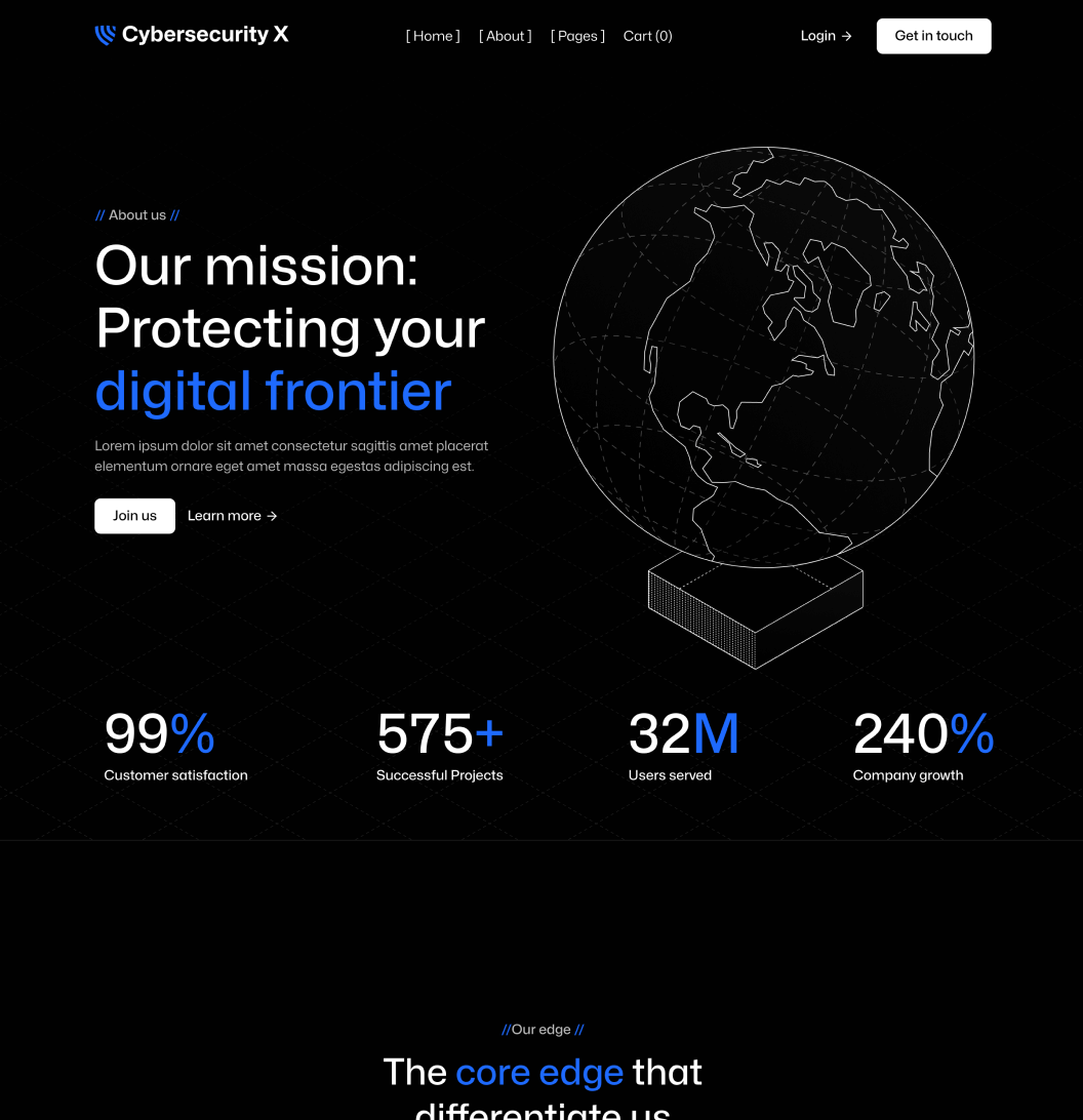 SCGSec X - About Page - Cyber Security SCGSec Security Platform