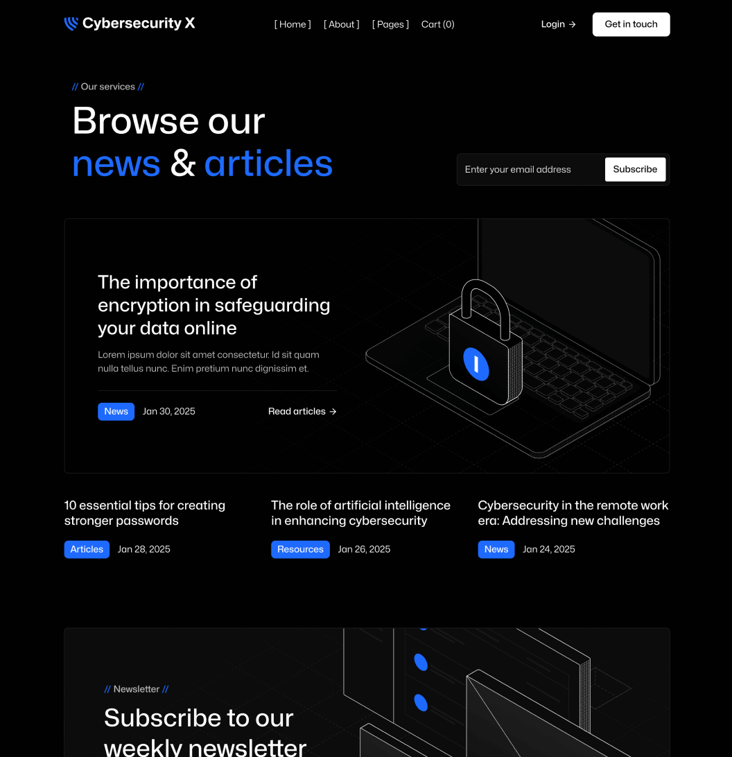 SCGSec X - Blog V2 Page - Cyber Security SCGSec Security Platform