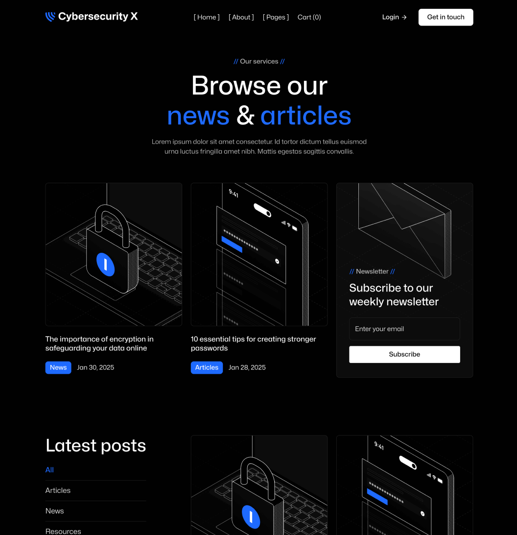 SCGSec X - Blog V3 Page - Cyber Security SCGSec Security Platform