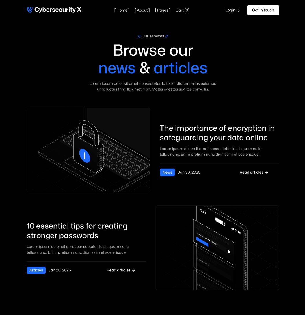 SCGSec X - Blog V1 Page - Cyber Security SCGSec Security Platform