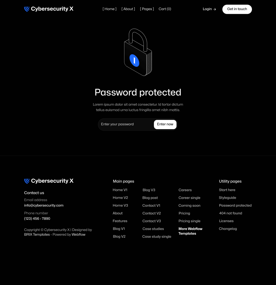 SCGSec X - Password Protected Page - Cyber Security SCGSec Security Platform