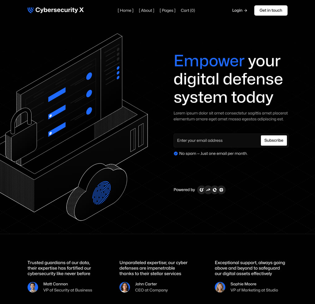 SCGSec X - Home V2 Pages - Cyber Security SCGSec Security Platform