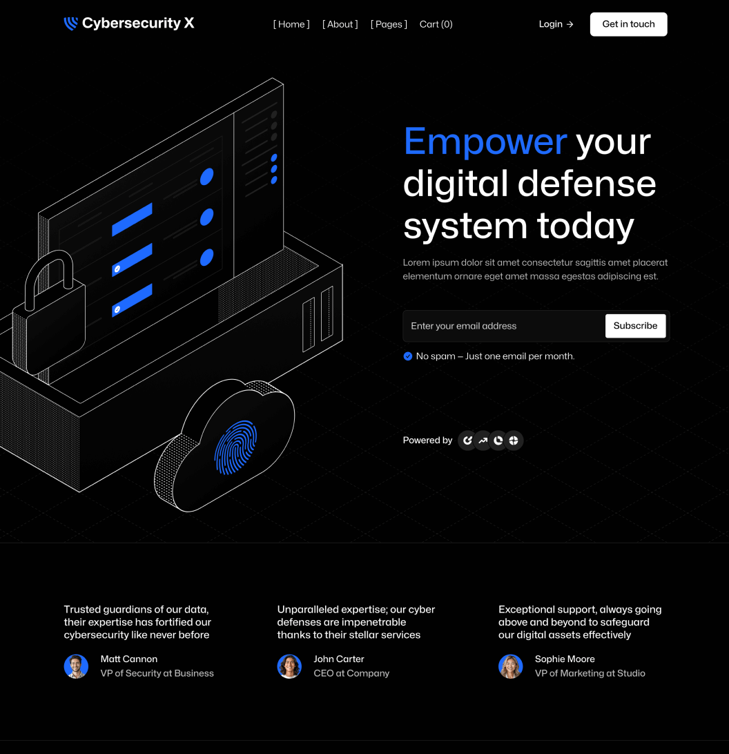 SCGSec X - Home V2 Pages - Cyber Security SCGSec Security Platform