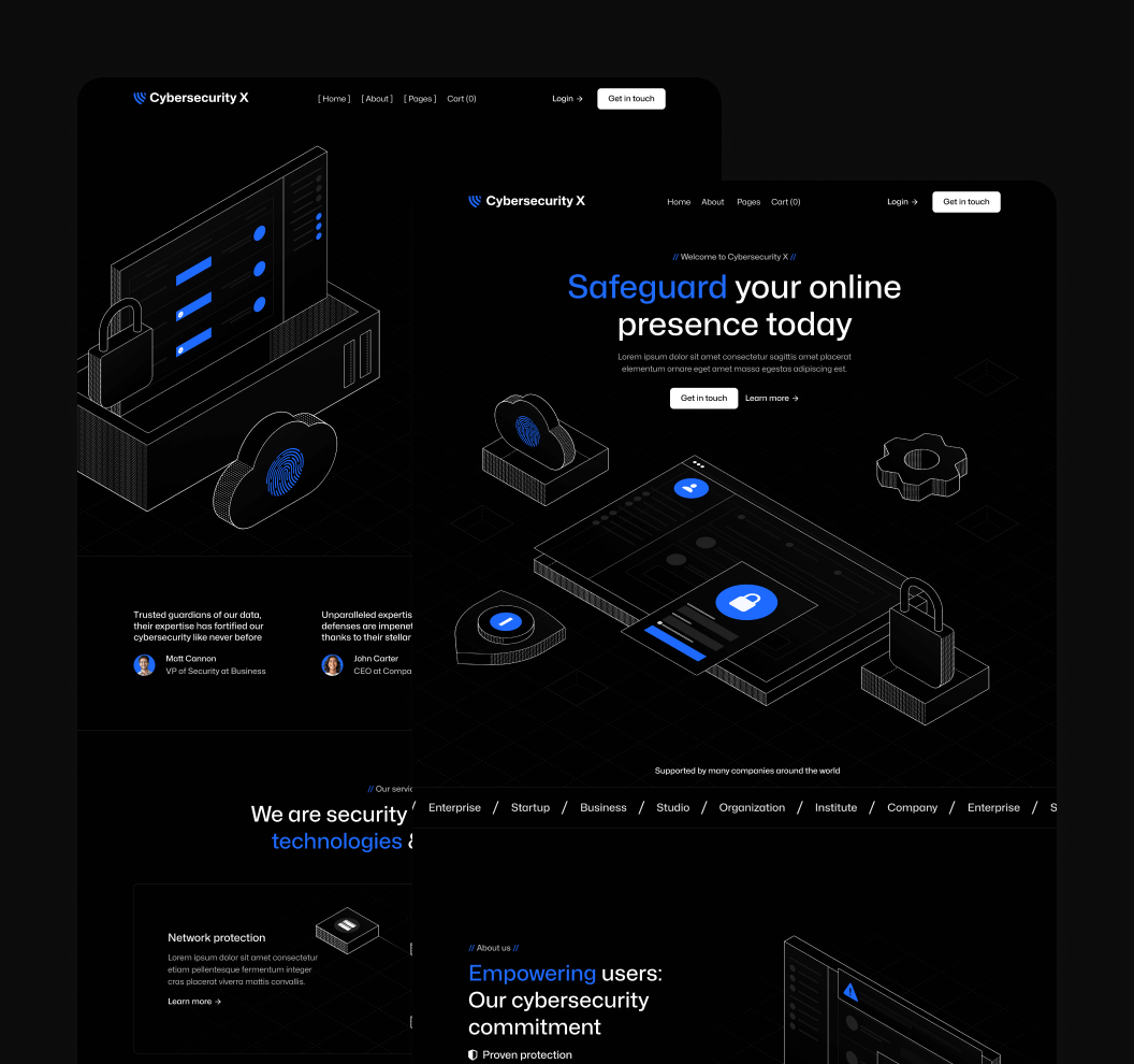 SCGSec X - Pages Included - Cyber Security SCGSec Security Platform